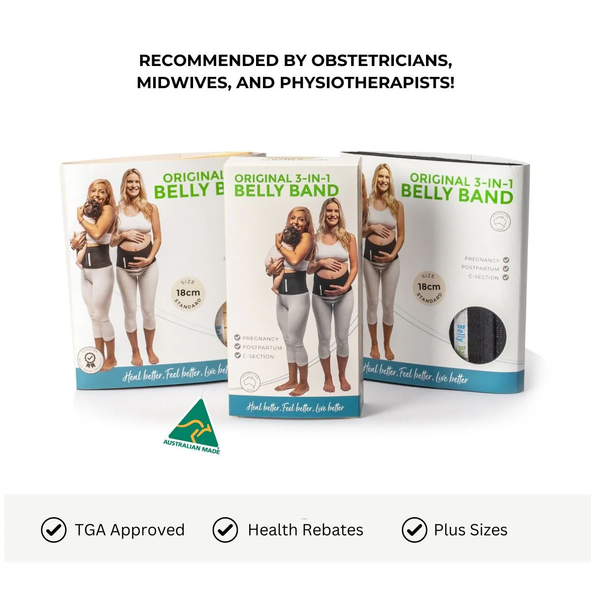 3-in-1 Belly Band for Pregnancy, Postpartum, C-section - Image 5