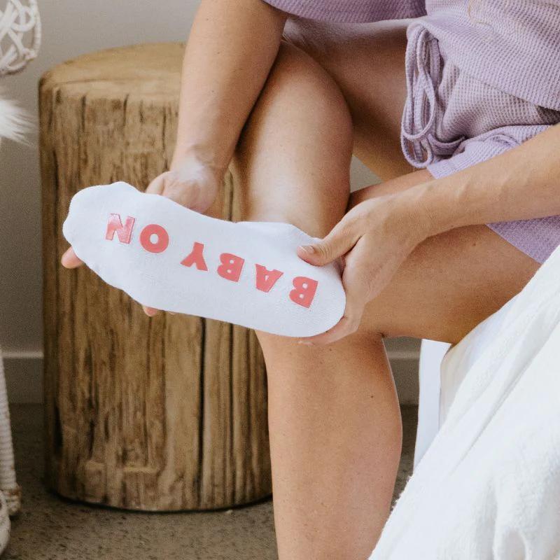 Maternity "Baby On Board" Anti-Slip Socks - Image 4