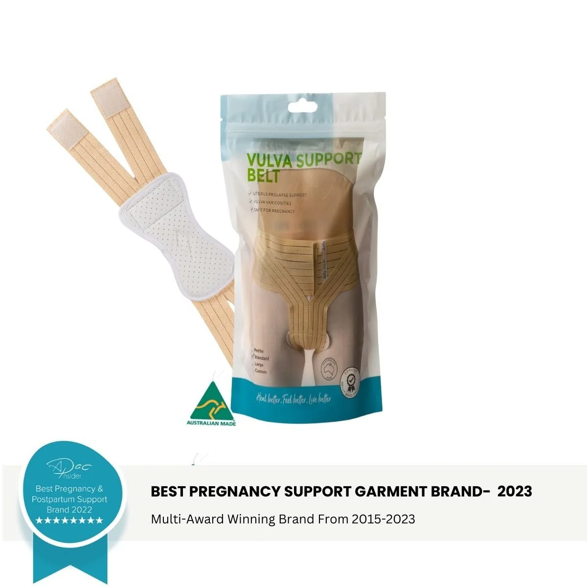 Vulva Support Attachment (for 3in1 Belly Bands) - Image 2
